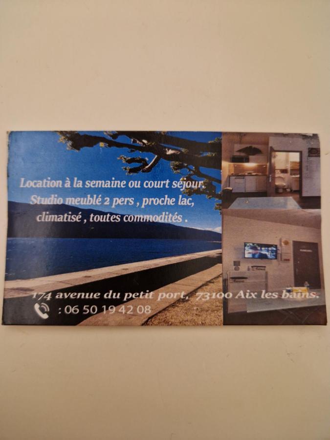 Studio Meuble Au Rdc , Proche Lac Aix-les-Bains Eksteriør billede